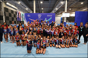 Remarkable Participation of More than 450 Female Players in Dubai Open Championship for Gymnastics Academies