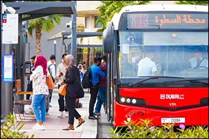 RTA Introduces Three Bus Routes, Including Route 108 to Global Village