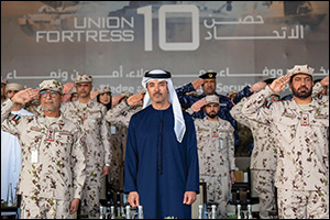 Under the patronage of the UAE President, Hazza bin Zayed attends Union Fortress 10 military parade in Al Ain