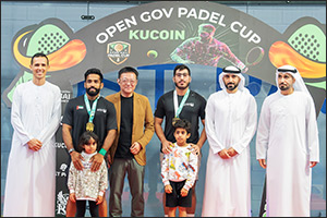 Dubai Police Team triumphs at inaugural 'Open Padel Cup for Government Institutions'