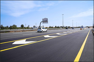 RTA Implements Traffic Enhancements on Dubai-Al Ain Road Near Al-Faqa to Improve Flow and Safety