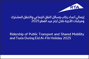 RTA Serves 6.39 Million Riders During Eid Al-Fitr Holiday