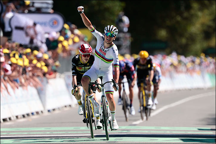 Tadej Pogačar claims UAE Team Emirates-XRG's 60th win of season at Tour de France