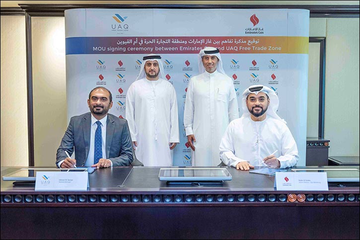 Emirates Gas signs MOU with UAQ Free Trade Zone Authority to deliver comprehensive gas solutions