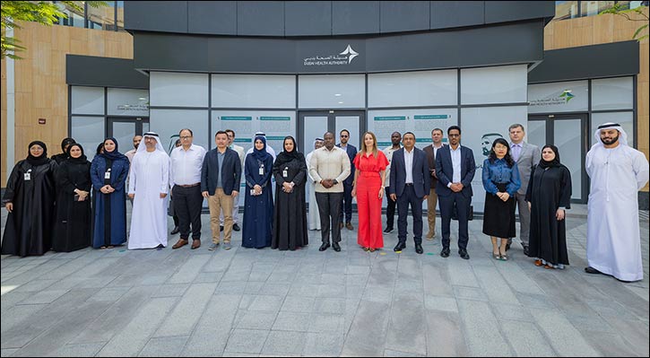 In collaboration with the Government Experience Exchange Office (GEEO)  Dubai Health Authority welcomes 20 global health leaders