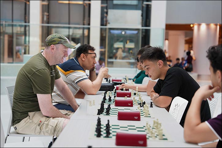 With the participation of more than 75 competitors of various age groups Mohammed bin Rashid Library Hosts Thrilling Second Blitz Chess Championship with High Participation
