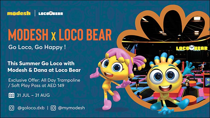 Loco Bear sparks summer excitement, launches Go Lucky, Go Happy' campaign in partnership with Dubai Summer Surprises