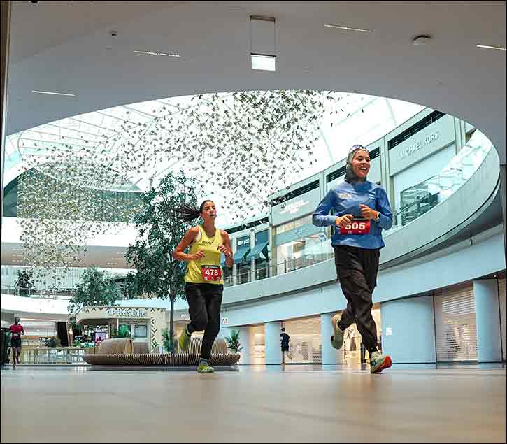 Dubai Sports Council Celebrates Emirati Women's Day through the 'Dubai Mallathon'