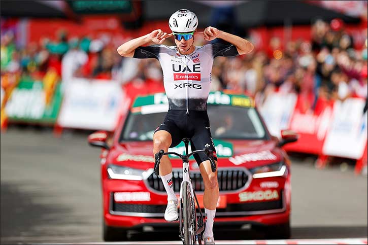 Juan Ayuso makes it three UAE Team Emirates-XRG wins on the bounce at Vuelta a España