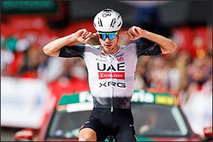 Juan Ayuso makes it three UAE Team Emirates-XRG wins on the bounce at Vuelta a España