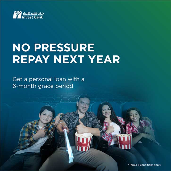 No Pressure. Repay Next Year. Invest Bank's New Personal Loan Offers Six-Month Grace Period