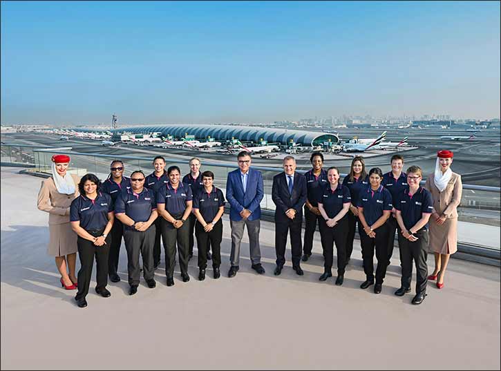 Emirates receives all-women delegation of ICC match officials ahead of ICC Women's Cricket World Cup 2025