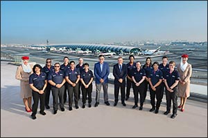 Emirates receives all-women delegation of ICC match officials ahead of ICC Women's Cricket World Cup 2025
