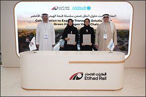 Masdar and Etihad Rail Collaborate to Explore Transport Solutions for the Green Hydrogen Value Chain