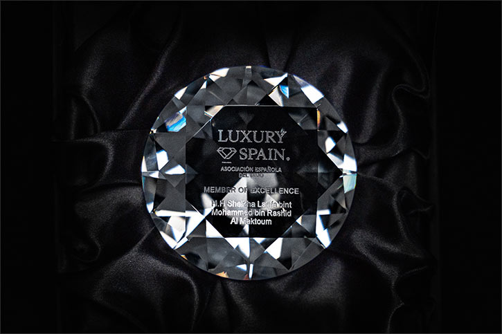 Latifa bint Mohammed receives Diamond Award for Excellence in Culture from Asociación Española del Lujo