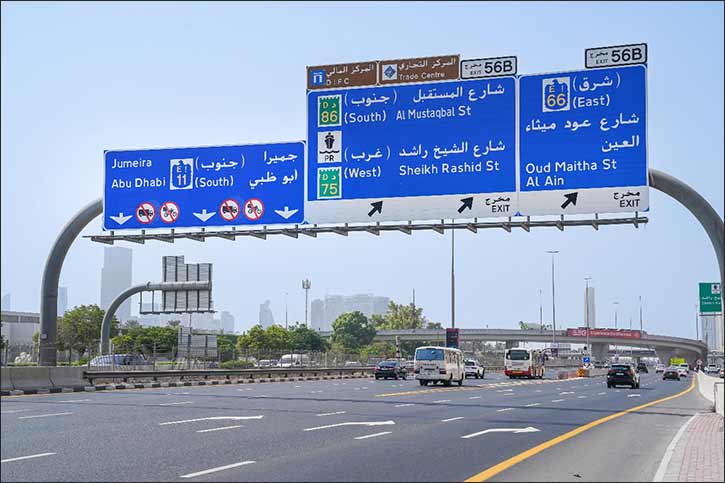 RTA and Dubai Police regulate delivery bike use on high-speed lanes across Dubai