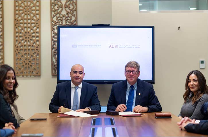 AUS and Emirates Calcium Carbonate Factory sign MoU to strengthen academia and industry collaboration