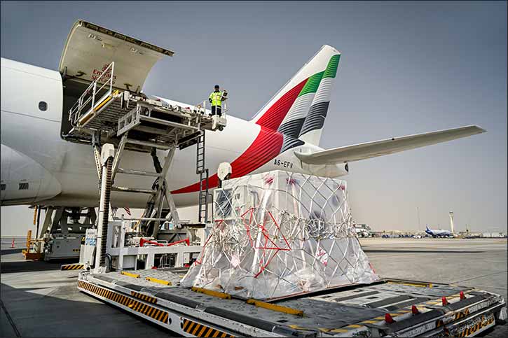 To infinity and beyond (via Dubai): Emirates SkyCargo transports Arab Satellite 813