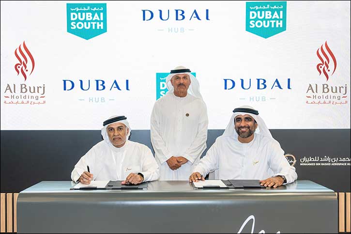 Mohammed Bin Rashid Aerospace Hub And Al Burj Holding' Sign Strategic Agreement To Facilitate Access To Dubai Government And Aviation Services For Global Investors