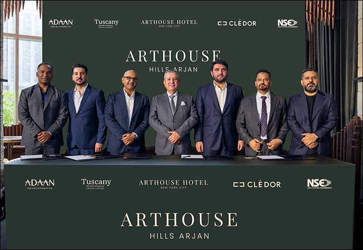 Arthouse Hotel NYC Expands to Dubai with Arthouse Hills Arjan- A  AED 550 million Landmark and the Brand's Largest, Most Amenity-Rich Residential Development, Delivered in Partners