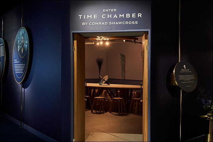 Where time meets craft: royal salute whisky showcases the time chamber by conrad shawcross and the iconic royal salute 62 gun salute collection in dubai
