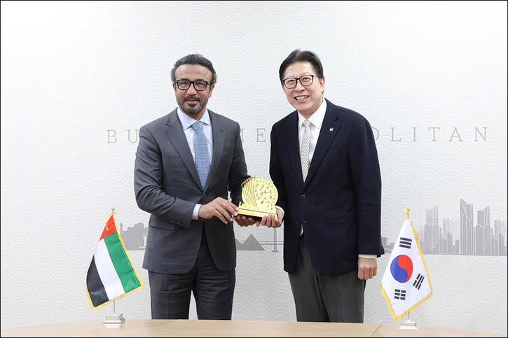 On the sidelines of 2025 World Conference on Doping in Sport  H.E. Ghanim Mubarak Al Hajeri meets officials to strengthen ties between South Korea and UAE in sports sector