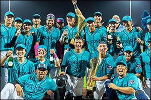 The Mid East Falcons win the inaugural United Series Championship in Dubai