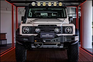 New portal axle ineos grenadier off-roader  launches in the united arab emirates
