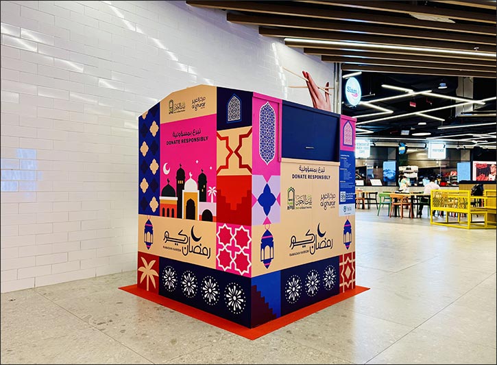 Flayva food hall at Al Ghurair Centre partners with Beit Al Khair Society to launch Ramadan donation box initiative