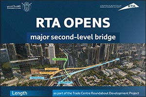 RTA Opens 1,000-Metre Bridge Linking Sheikh Zayed Road and Sheikh Khalifa bin Zayed Street