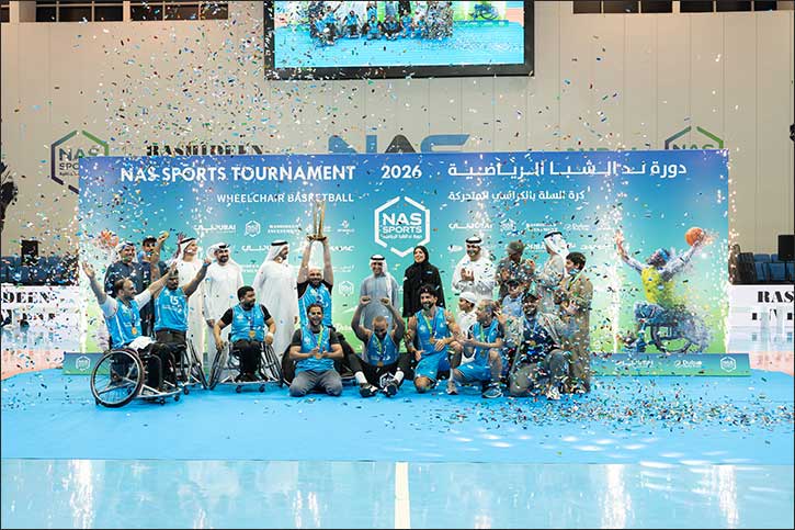 Sheikh Saeed bin Maktoum crowns Dubai Municipality champions of Wheelchair Basketball at 13th Nad Al Sheba Sports Tournament