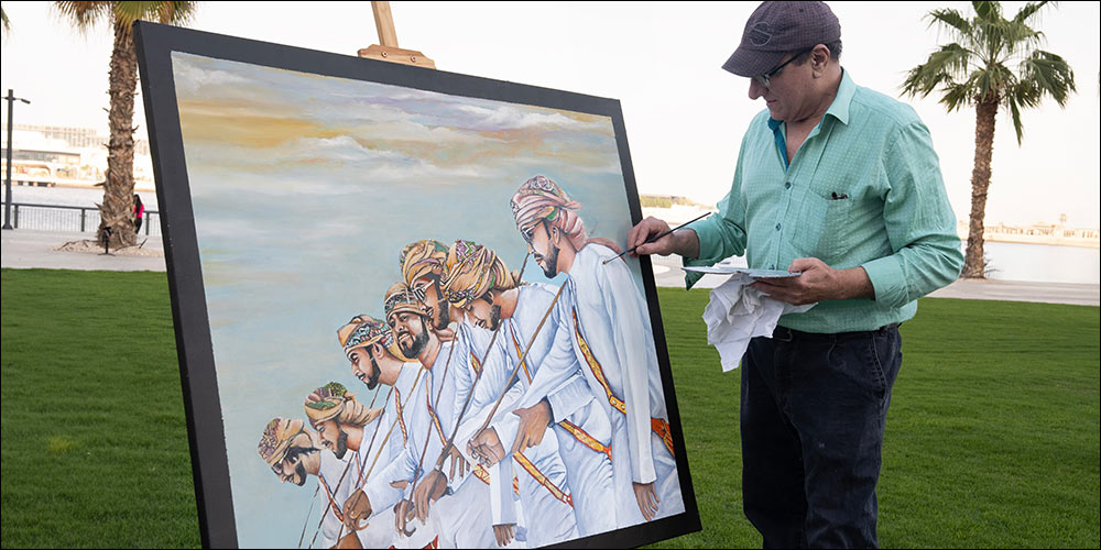 300 Artists Celebrate World Art Day at Mohammed Bin Rashid Library