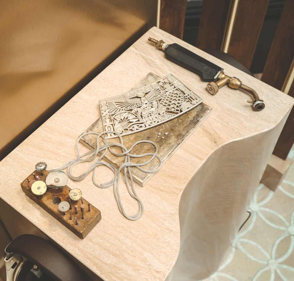 Azza fahmy jewellery presents the anatomy of craftsmanship   at london craft week