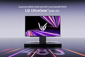 LG UltraGear� OLED: Redefining Speed and Motion Clarity with Industry-First VESA ClearMR 21000 Certi ...