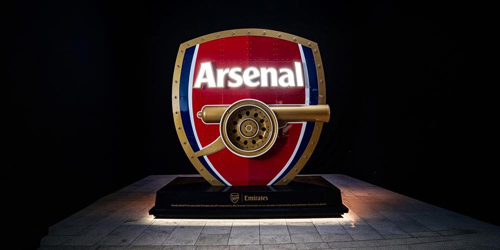 The Aircrafted Arsenal Crest: Emirates turns A380 and Boeing 777 parts into iconic club emblem