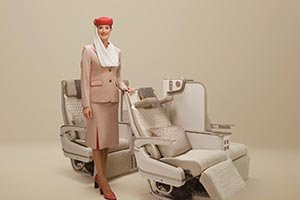 Emirates to showcase industry-first Premium Economy seats with privacy divider at ATM
