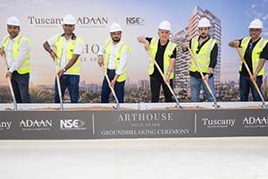 ADAAN Developments and TUSCANY Real Estate Development Break Ground on AED 550 Million Arthouse Hills Arjan in Dubai