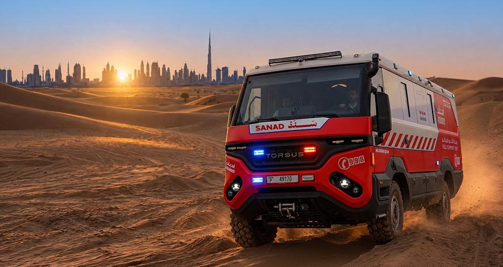 Dubai Ambulance To Showcase SANAD, The Field Support Unit A World-First, Off-Road, Multi-Mission Vehicle At EMS World Expo This Month
