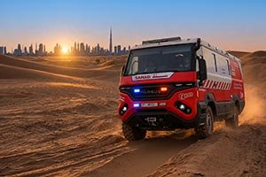 Dubai Ambulance To Showcase SANAD, The Field Support Unit A World-First, Off-Road, Multi-Mission Vehicle At EMS World Expo This Month 