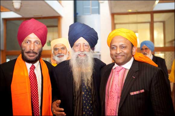 WHEN LONDON'S FAUJA SINGH MET INDIA'S MILKHA SINGH IN SOUTHALL