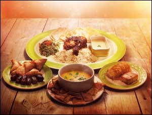 Enjoy an iftar with your family at the Rainforest Cafe