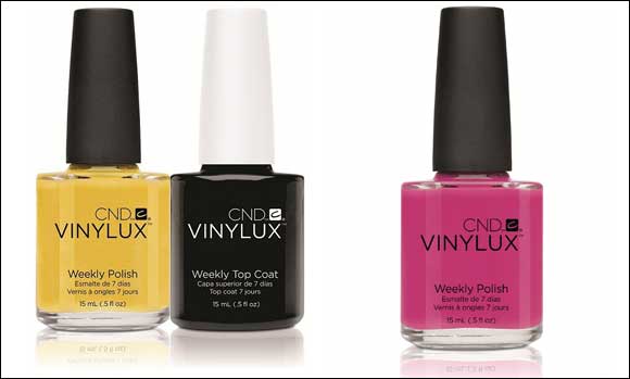 Stay fashion forward with CND weekly nail polish  Vinylux!