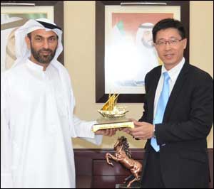 DHA Director General receives Consul-General of the Republic of Singapore.