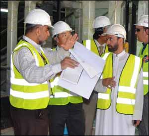 DHA Director-General inspects construction work of Al Jalila Children's Specialty Hospital.