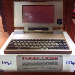 Toshiba showcases world's first 16-bit laptop at GITEX Shopper