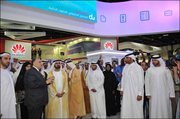 A happier world with smart technologies at du's GITEX 2013 stand