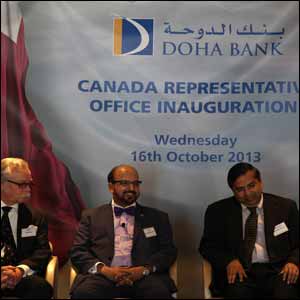 Doha Bank Opens Representative Office in Canada