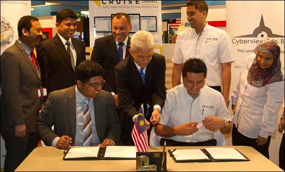 Cruise GPS systems signs distributor and service provider agreement with Enspire Solutions JLT at Gitex 2013