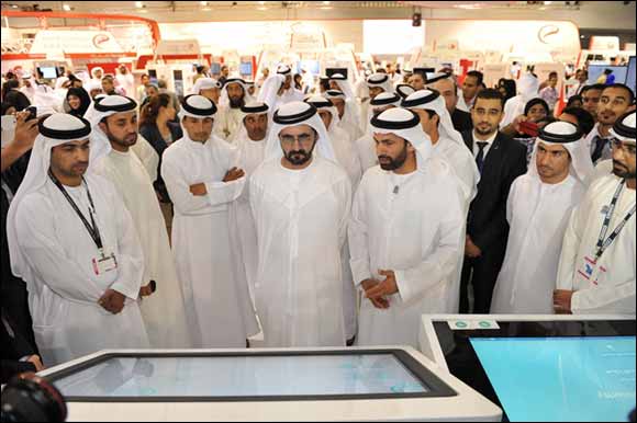 H.H. Sheikh Mohammed Bin Rashid Al Maktoum launches Dubai Smart Healthcare Model' at GITEX 2013.