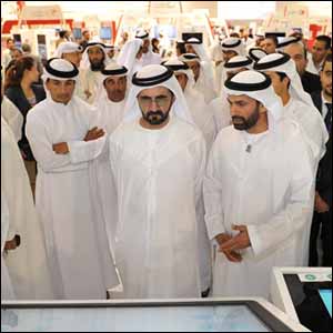 H.H. Sheikh Mohammed Bin Rashid Al Maktoum launches ‘Dubai Smart Healthcare Model' at GITEX 2013.